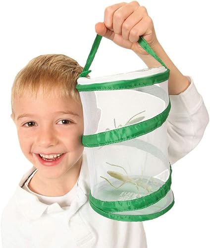 Miniatura 2 de Mini Hábitat de mariposa, jaula de malla de insectos, puerto emergente un terrario de insectos de 6.0 x 8.0in de alto