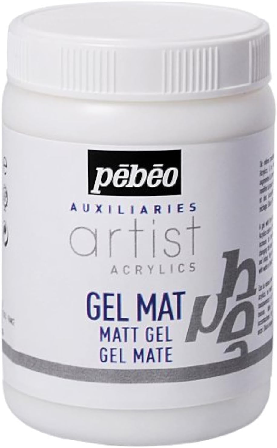 Pebeo 250 ml Matt Gel, Transparent
