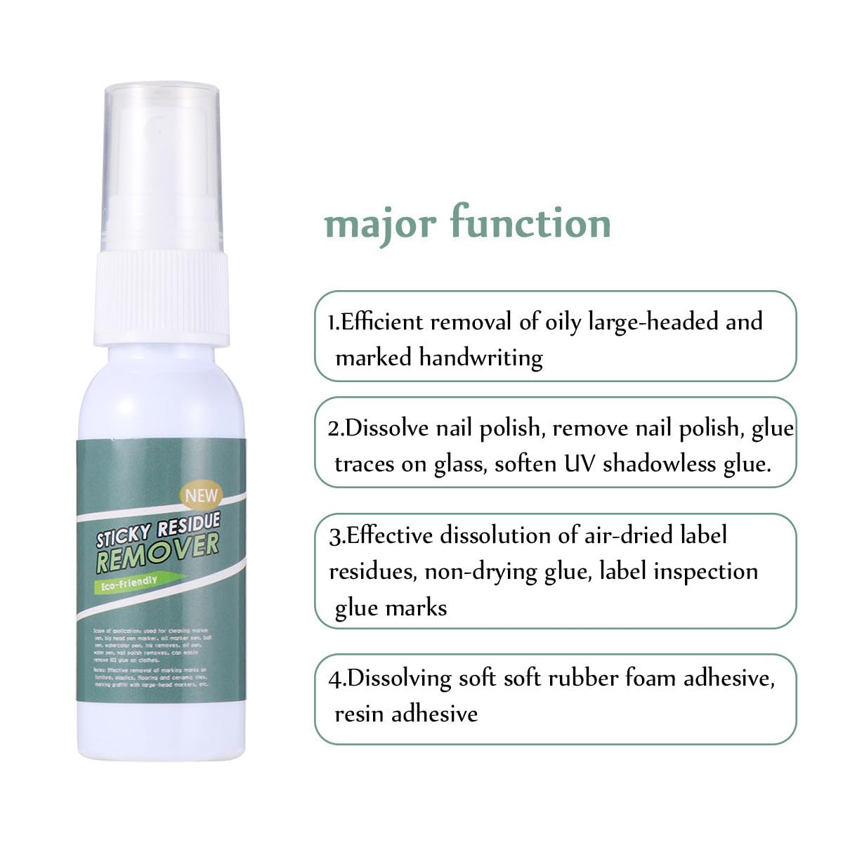 YARNOW Spray Détachant Collant 30ml en Gel pour Nettoyage de Plastique et Pare-Brise en Atelier ou Voiture