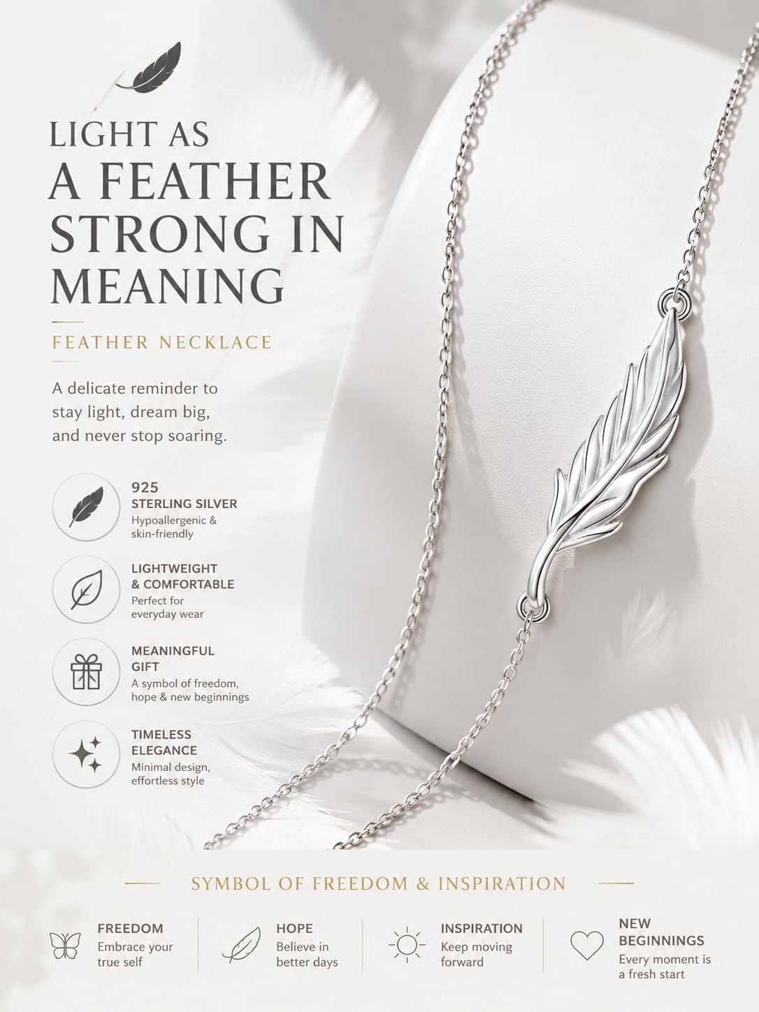 YYB Anchor/Airplane/Feather/Arrow Necklace for Women 925 Sterling Silver Sideways Necklace Adjustable Chain Choker Summer Jewelry Birthday Anniversary Mothers Day Gifts for Mom Her Sister Girlfriend