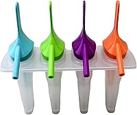 Vista 7 de Molde reutilizable para hacer paletas de hielo con pajilla, sin BPA, apto para niños, golosinas congeladas de bricolaje, apto para lavavajillas