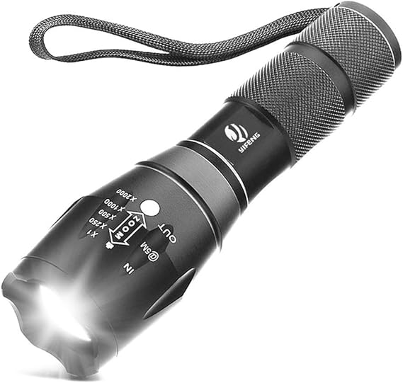 yIFeNG Tactical Flashlight, XML T6 Ultra Bright LED Flashlight with