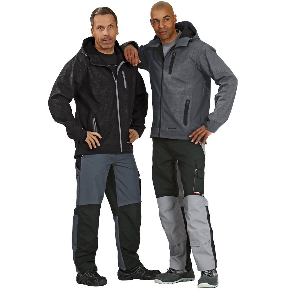 Planam 3701056 Outdoor Cube Softshelljacke, Schiefer, Größe XL