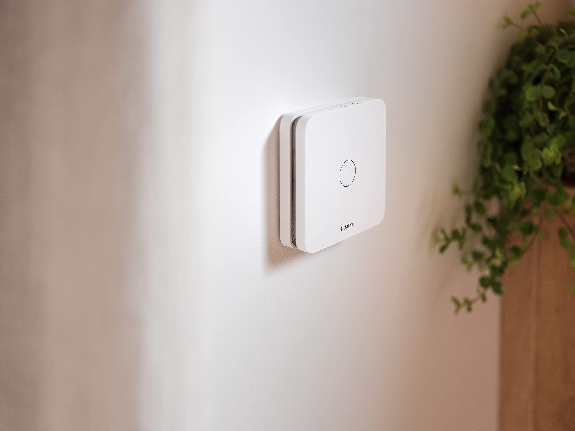 Netatmo Detector de Monóxido de Carbono Inteligente, WiFi, 10 años de batería, Alarma de 85dB, Pruebas automatizadas, Sin centralita domótica, Certificado EN 50291 y NF, NCO-EC