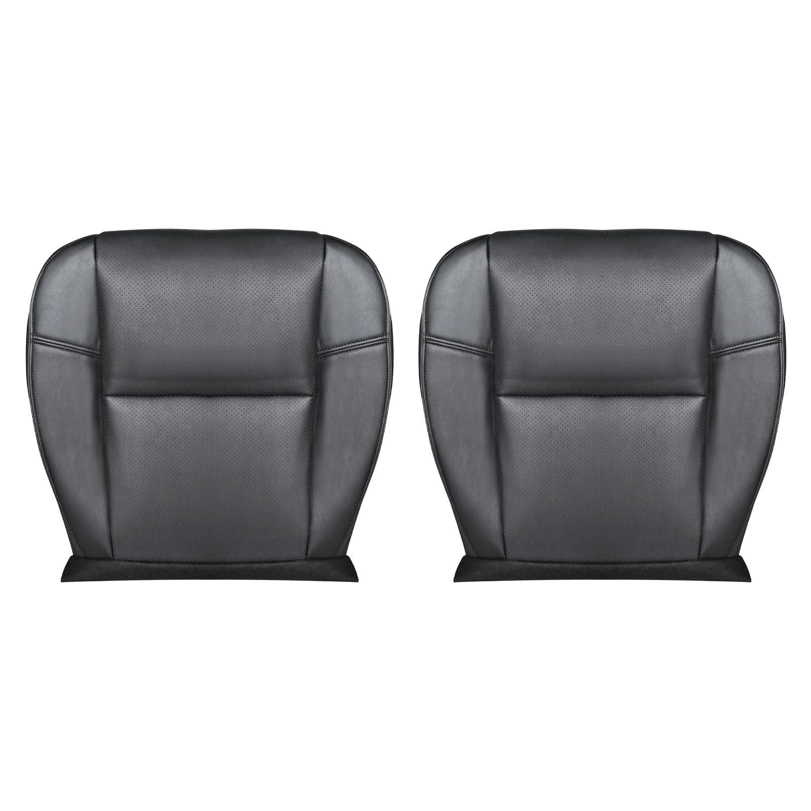 Photo 1 of Aspaton 2 PCS Black Bottom Seat Covers Compatible with Escalade 2007-2014 Driver & Passenger Leather