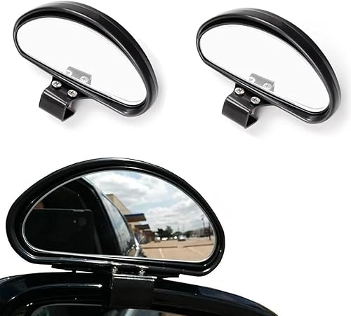 UGSHY Pack-2 - Espejos de punto ciego para automóvil, espejos laterales convexos de punto ciego, espejo de gran angular para automóvil, espejos