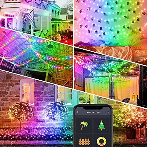 Frankever Easter Decorations 32.8Ft Bluetooth Led String Lights With App And Remote Control,Ip65 Waterproof&Music Sync Color Changing Valentine's Day Decorations For Holy Celebration,Party Home Patio #TOP7