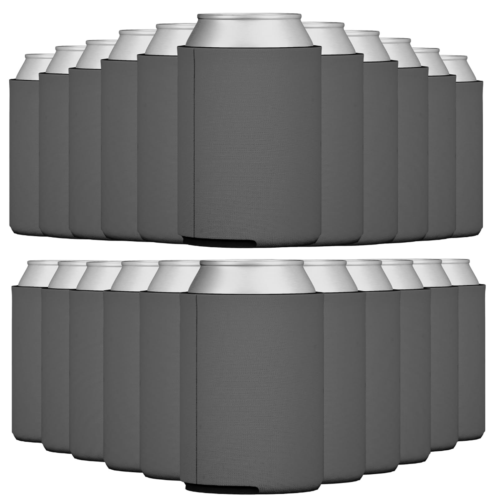 Beer Koozie TahoeBay 50-Pack Blank Can Coolers Sublimation