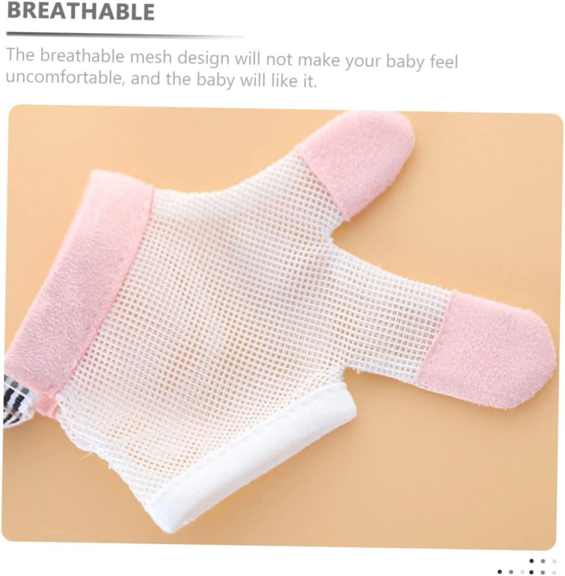Finger Sucking Stop Guard for Boys and Girls Hand Correction Device Newborn Mittens Boy Essential Accessories Comfortable and Skin-Friendly Gloves