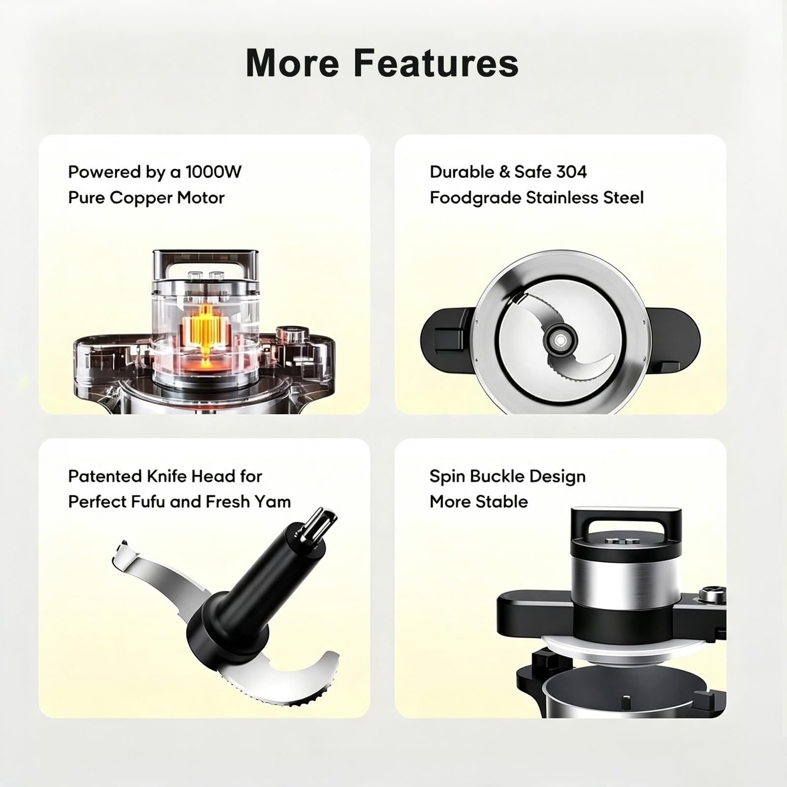 Robot Da Cucina Swallow Maker Da 1000 W, Robot Da Cucina Elettrico Automatico Da 6 Litri, Macchina Per Cucinare E Pestare, Macchina Per Patate Dolci Pestate In Acciaio Inossidabile, Per 3-4