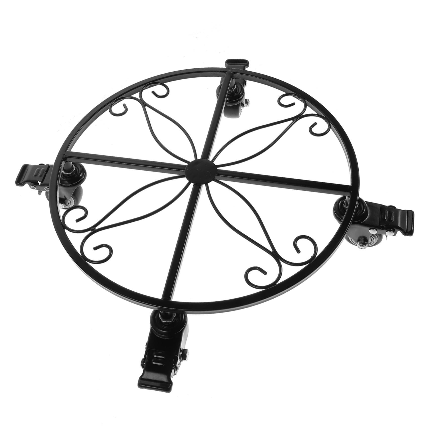 Amazon | BESTOMZ 金属製植物スタンドフロアフラワーポットラック鉄製