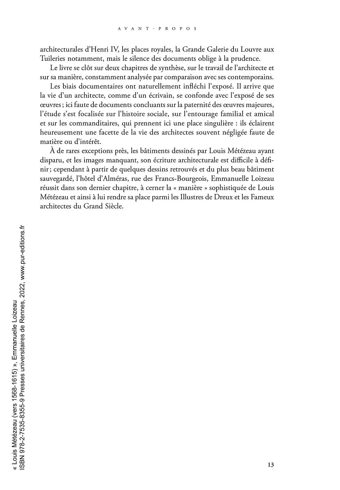 Louis Métézeau (1568-1615): Architecte du roi Henri IV