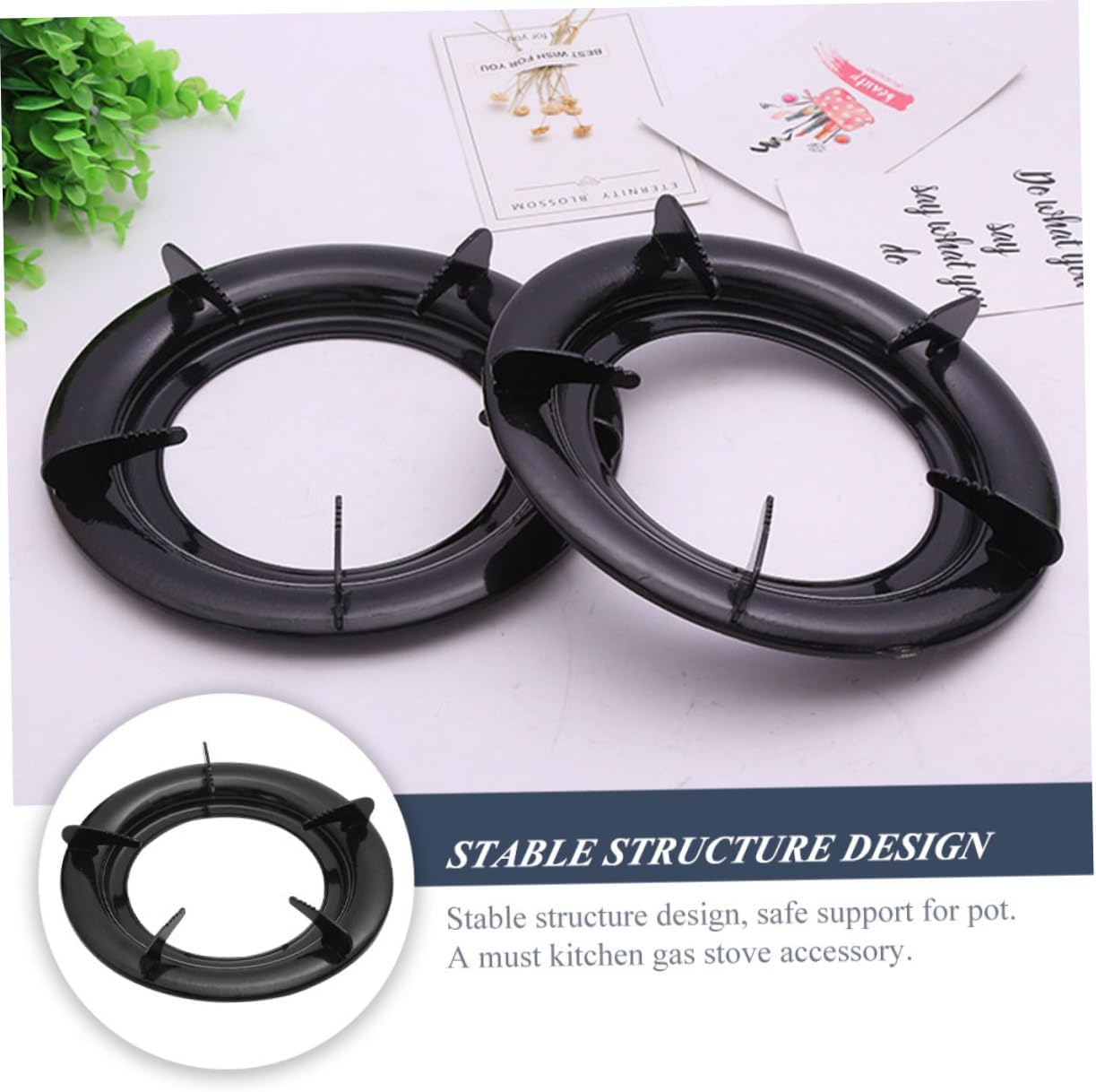 COLLBATH Convenient Wok Gas Stove Rack Compact Stove Rack Wear Resistant Wok Ring Kitchen Supplies