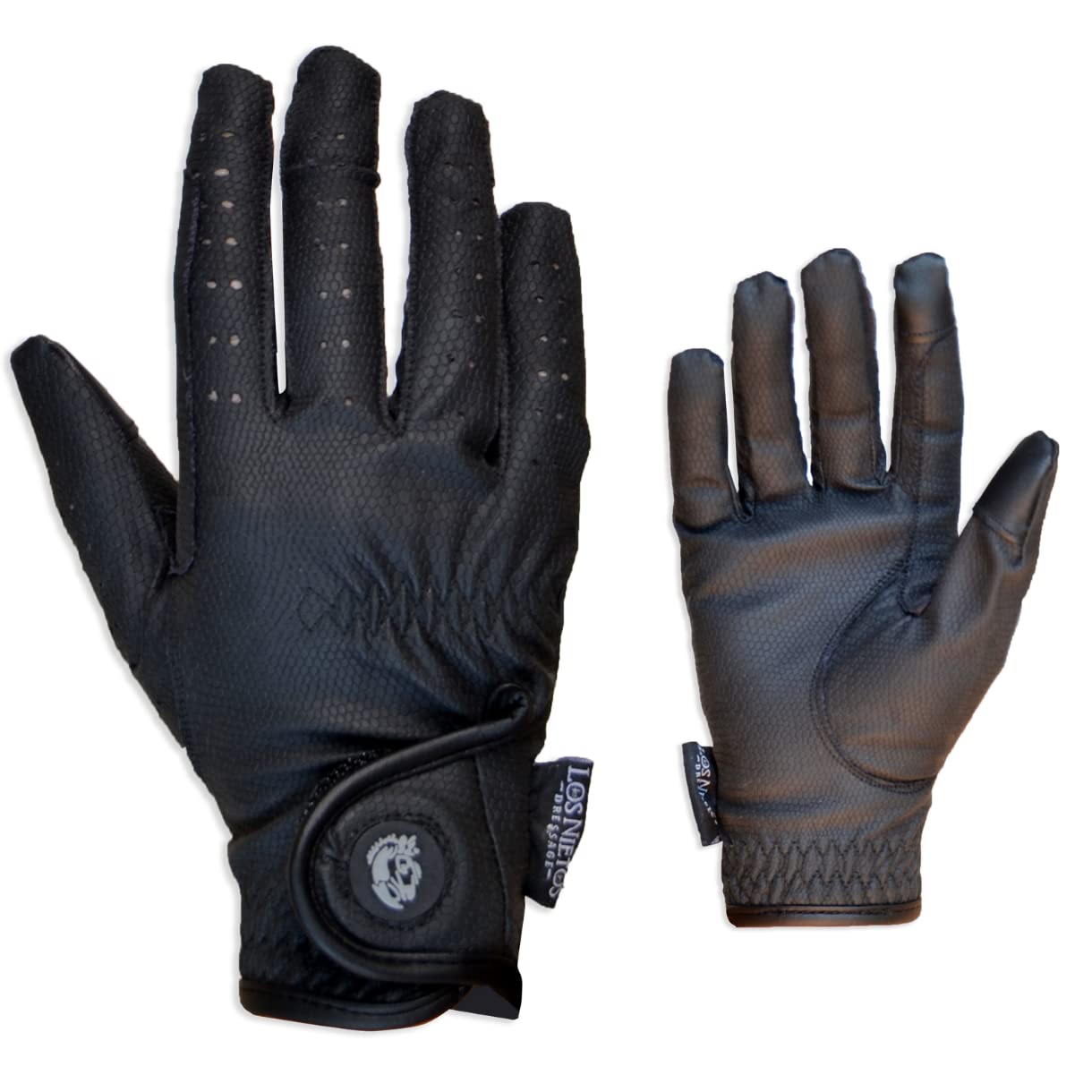 Guantes de equitación Serino Los Nietos Dressage | Talla: L | Equipamiento para el caballo | Producto de Guarnicionería | Tradición artesana | Los Nietos