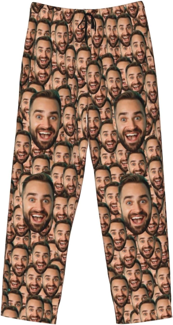 Personalized Pajamas With Face Photo for Men - Custom Funny PJ Pants - Unique Gifts - Image 4