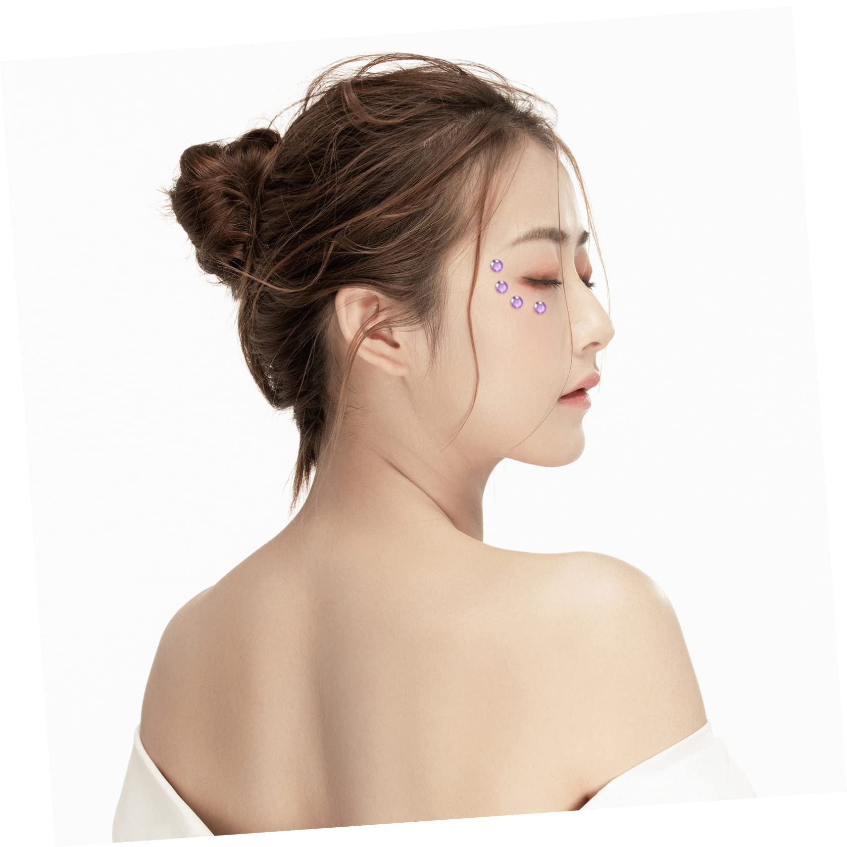 Beavorty 24hojas Pegatinas Faciales Brillantes Para Maquillaje De Gemas Para Festivales Bodas y Fiestas Decoración Artística Para Ojos y Cuerpo y Atractivas Para Eventos Especiales