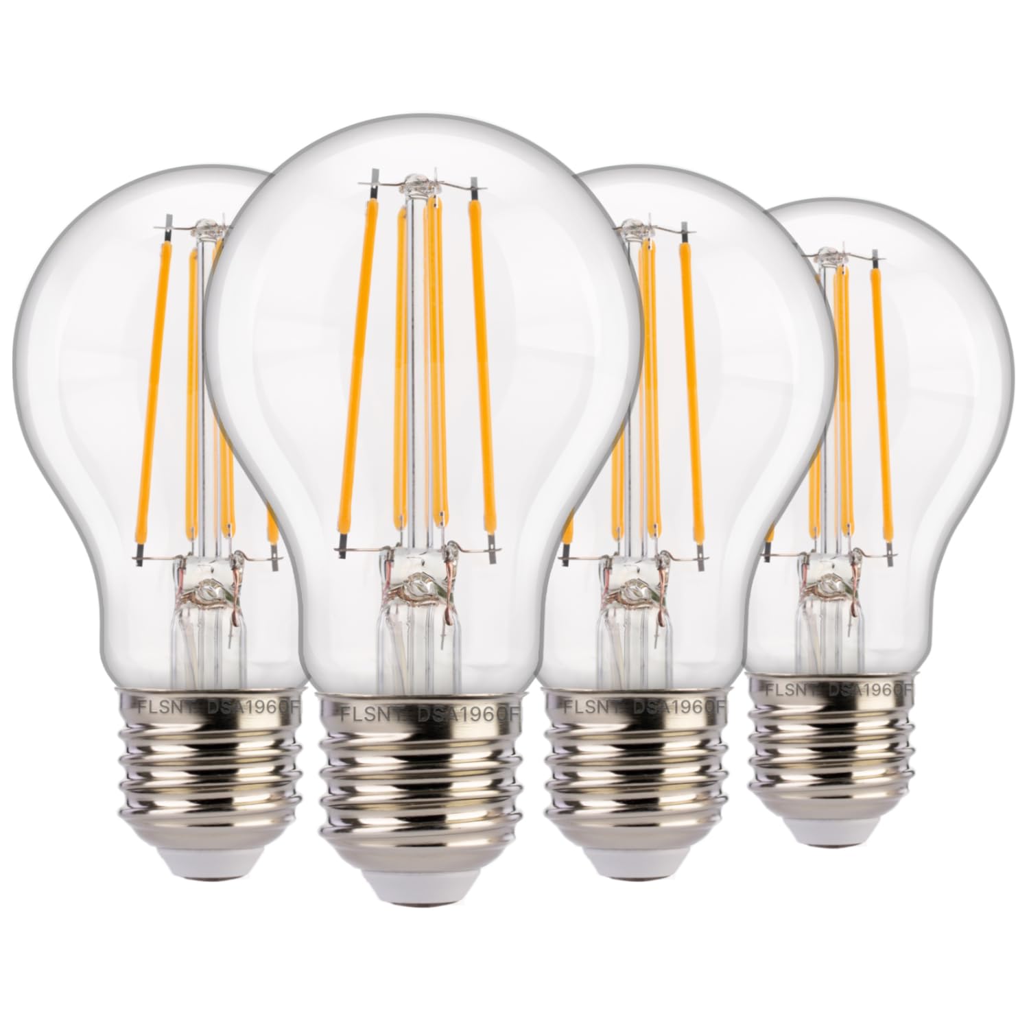 flsnt dusk to dawn outdoor sensor a19 led edison bulbs,7w (60w eqv.), 800lm,vintage filament e26 base, auto on/off photocell automatic for energy-efficient outdoor lighting, 2700k soft white, 4 pack