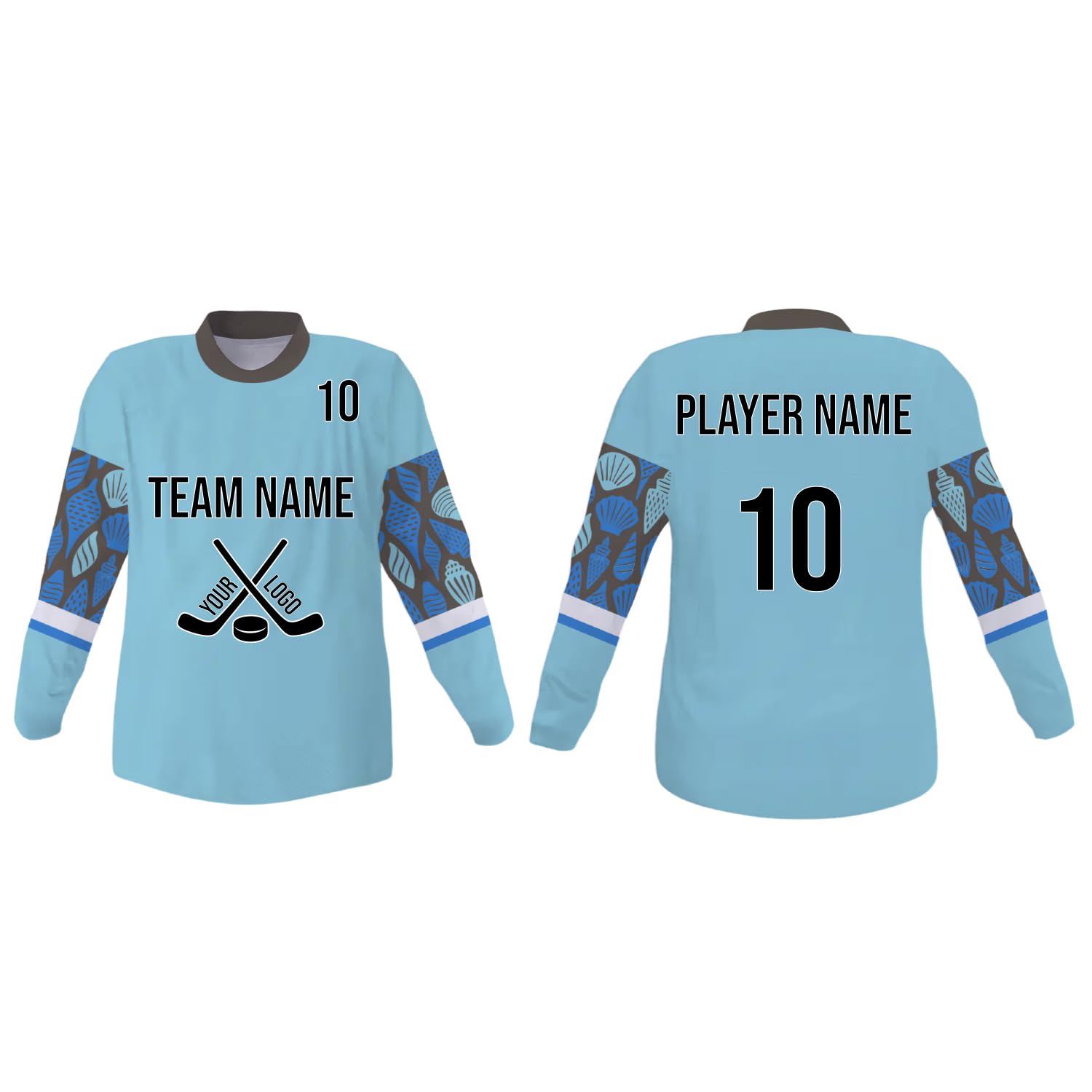 SGS Sports Gear Custom Hockey Jersey, Personalized Reversible or Standard Design with Name &amp; Number, Hockey Jersey
