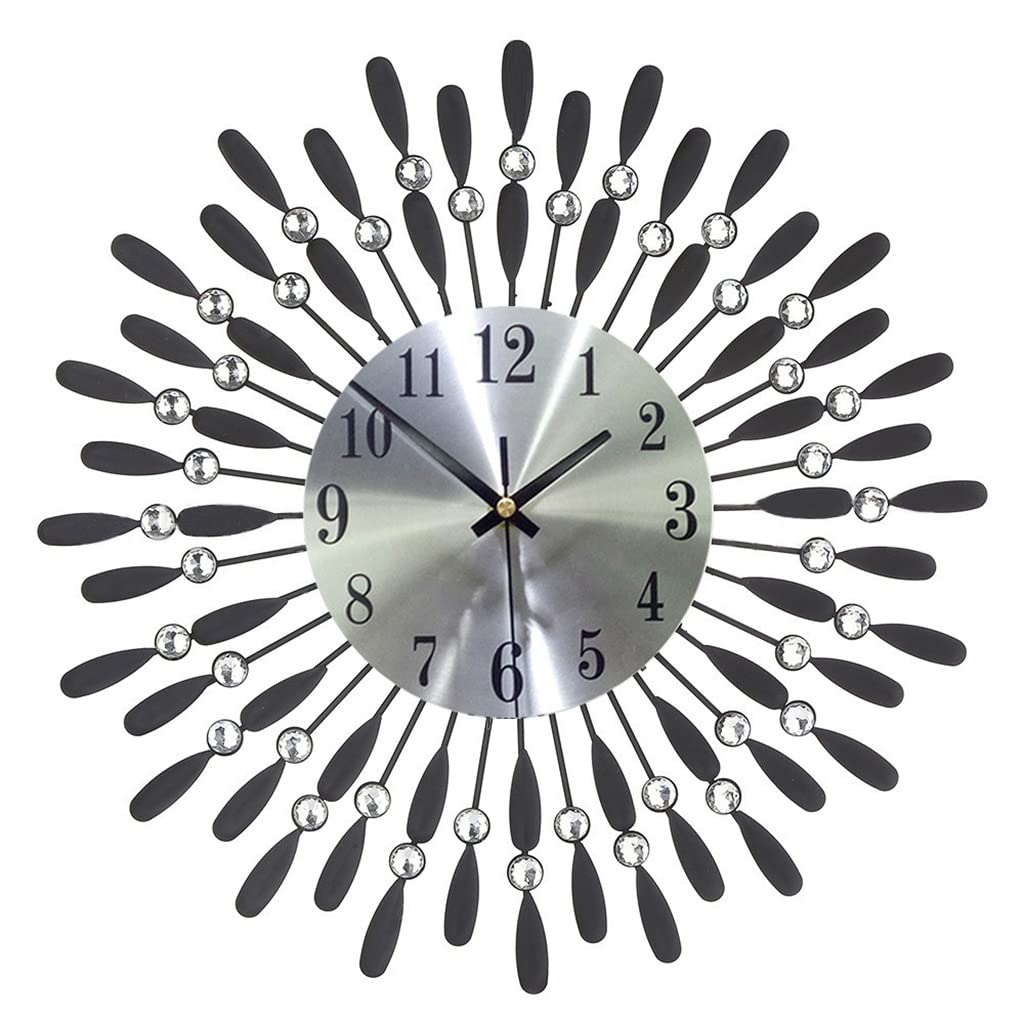 LaseVe Wall Decor Modern Style Silent Wall Clock 38X38cm Product Living Room Office Home Wall Decoration Color C