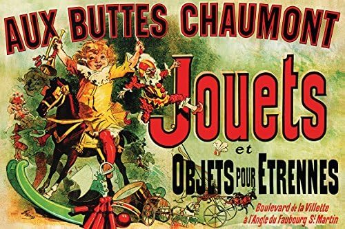 buyartforless Jouets - Vintage Ad (As Seen on Friends) 36x24 Art Poster Print Vintage Advertising 19th Century, Multicolor (HG NY873)