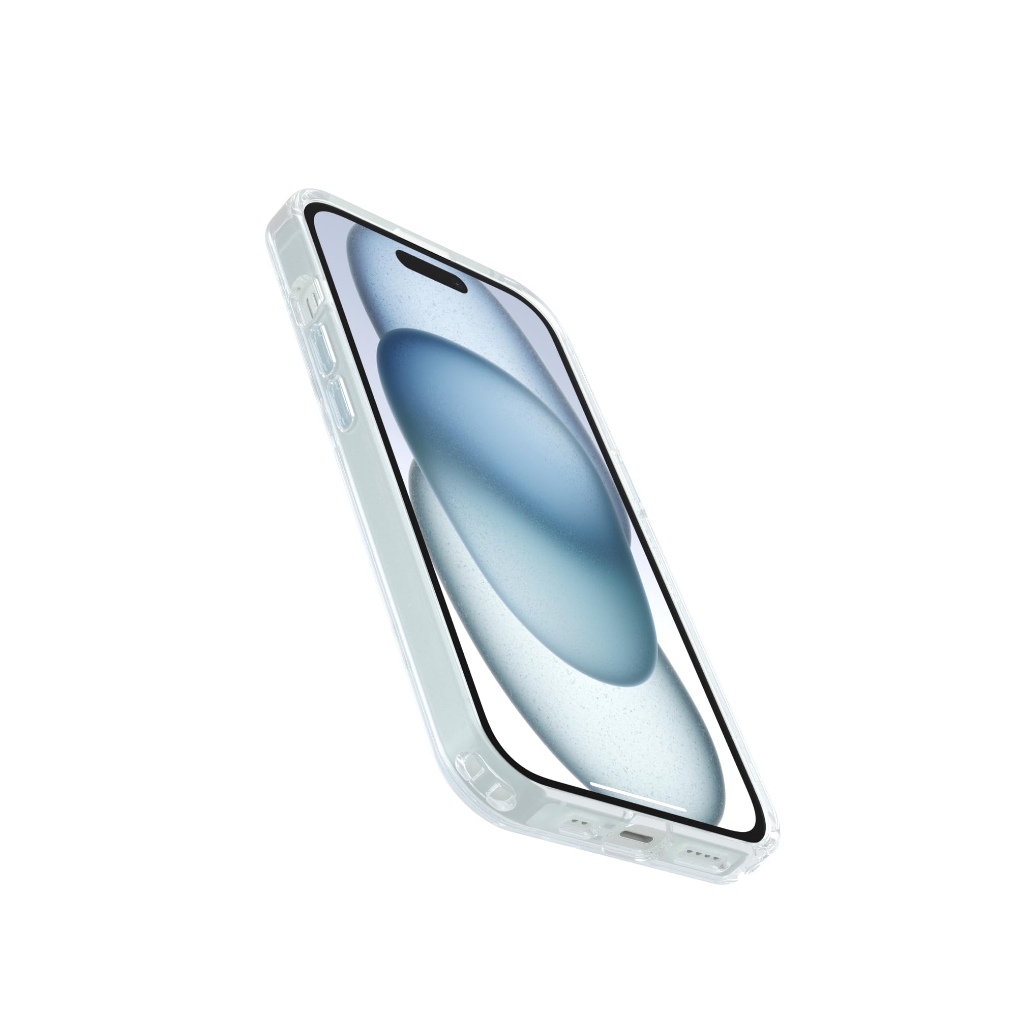 OtterBox Symmetry Series - Custodia trasparente per iPhone 16e, 15, 14 e 13, trasparente