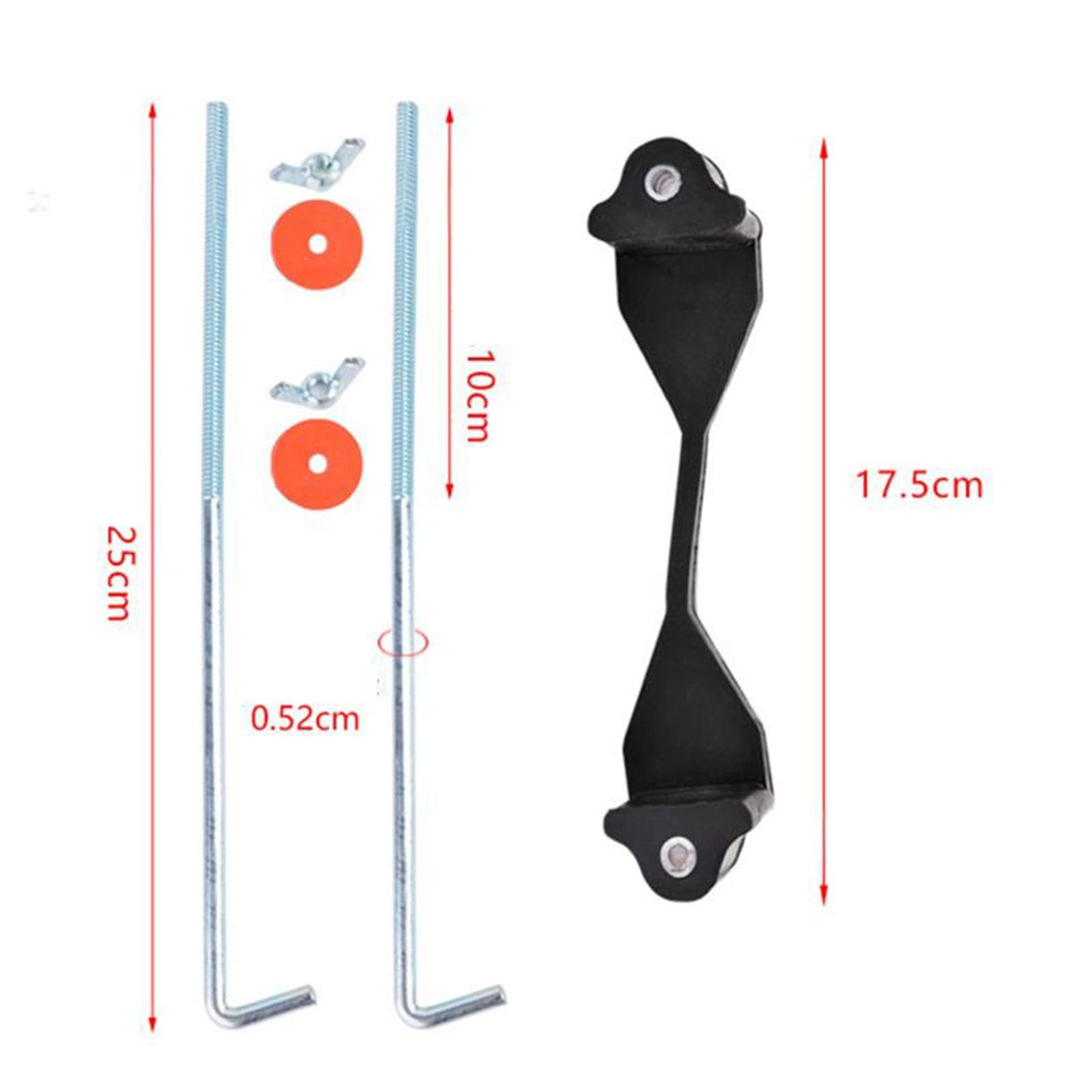 Bandeja Ajustable para Almacenamiento de Baterías de Automóviles, Antiaccesorios, Fácil Montaje, Estabilizador de Batería Multifuncional Y Resistente, 19.5 X 28.5 X 25 Cm