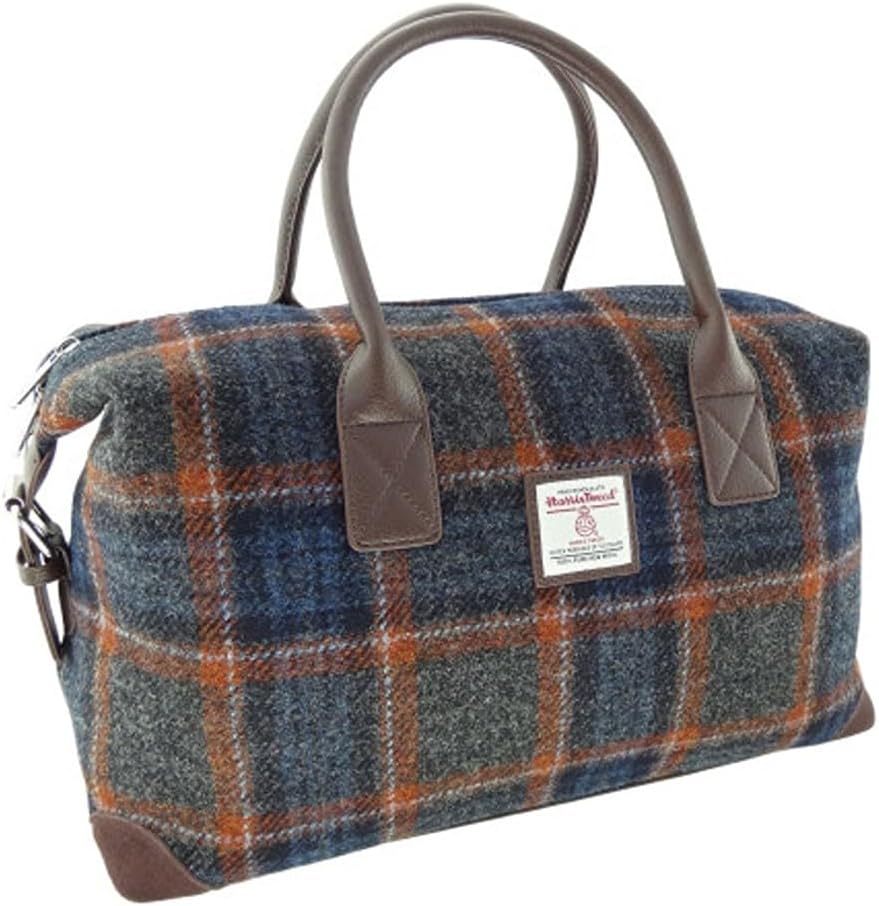 Glen Appin Esk Harris Tweed Travel Overnight Bag LB1006