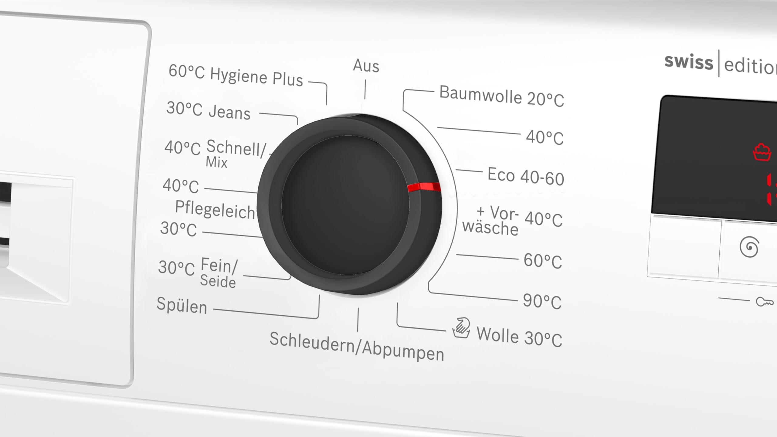 Bosch Waschmaschine 7 kg Serie 2 1400 UpM LED-Display Speed Perfect Hygiene Plus
