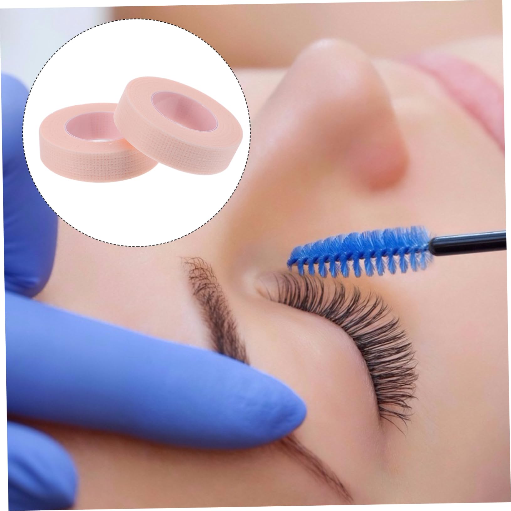 Didiseaon 3sets Eyelash Isolation Patches Multifunctional Lash Extension Tape Breathable and Gentle for DIY Lashes 6rolls*3