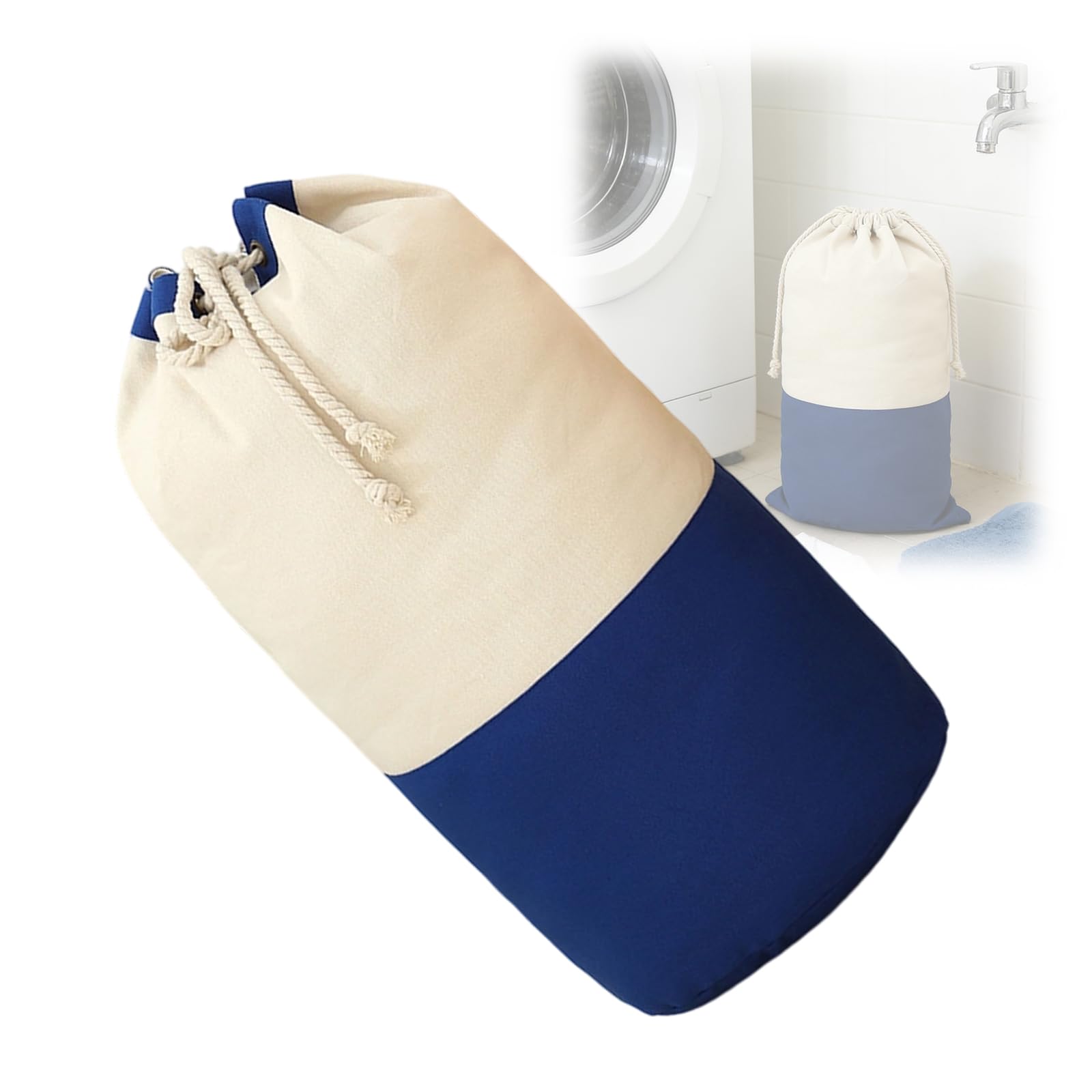 Multiple Purpose Laundry Planner Bag Canvas Substance Holds 2 3 Cargo Transportable Handle for Picnics Hiking Pliable to Minimize in Small Homes Camping