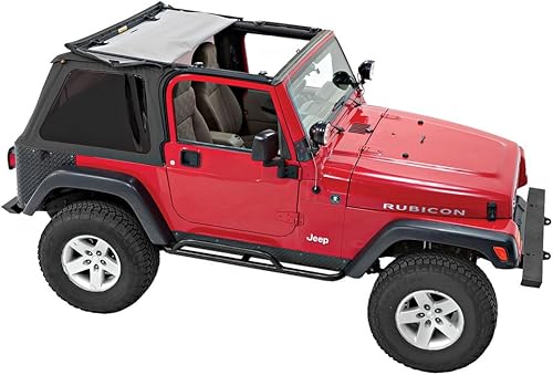 Miniatura 2 de Acabado del pavimento por Bestop 5684035 Black Diamond Frameless Sprint Top para Jeep Wrangler