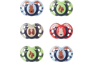 Tommee Tippee Fun Pacifiers: 6 Pack Soothers for Toddlers