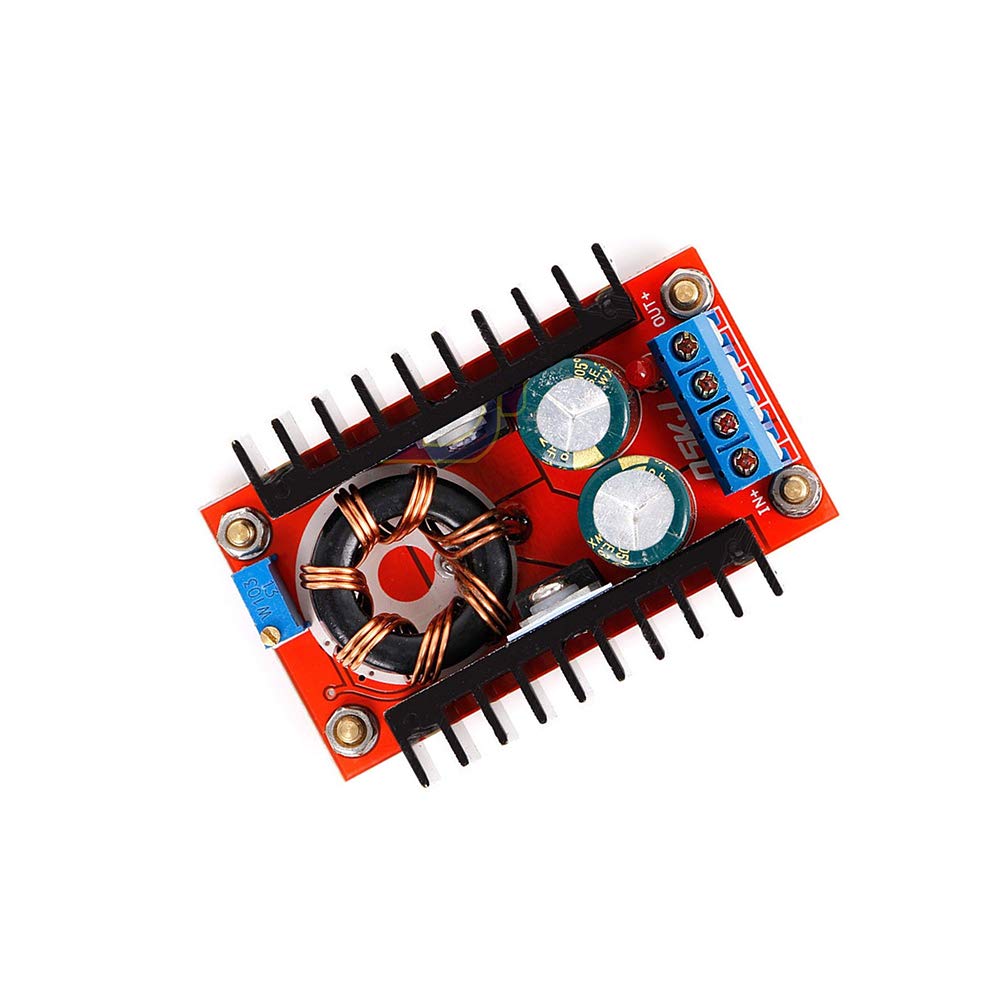 DEVMO 150W DC-DC 10-32V a 12-35V Step Up Boost Modulo Convertitore Tensione di alimentazione regolabile