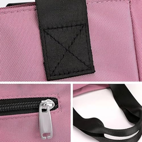 Gloryboom Shoulder Bag,Large Capacity Water Repellent Multi Pocket Nylon Shoulder Bag,Travel Tote Bags for Women with Zipper4