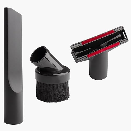 Miniatura 8 de Accesorios de aspiradora y cepillos universales mejorados de 1 1/4 pulgadas (1.260 in) para cepillo de aspiradora Shark – Cepillo giratorio de 360°