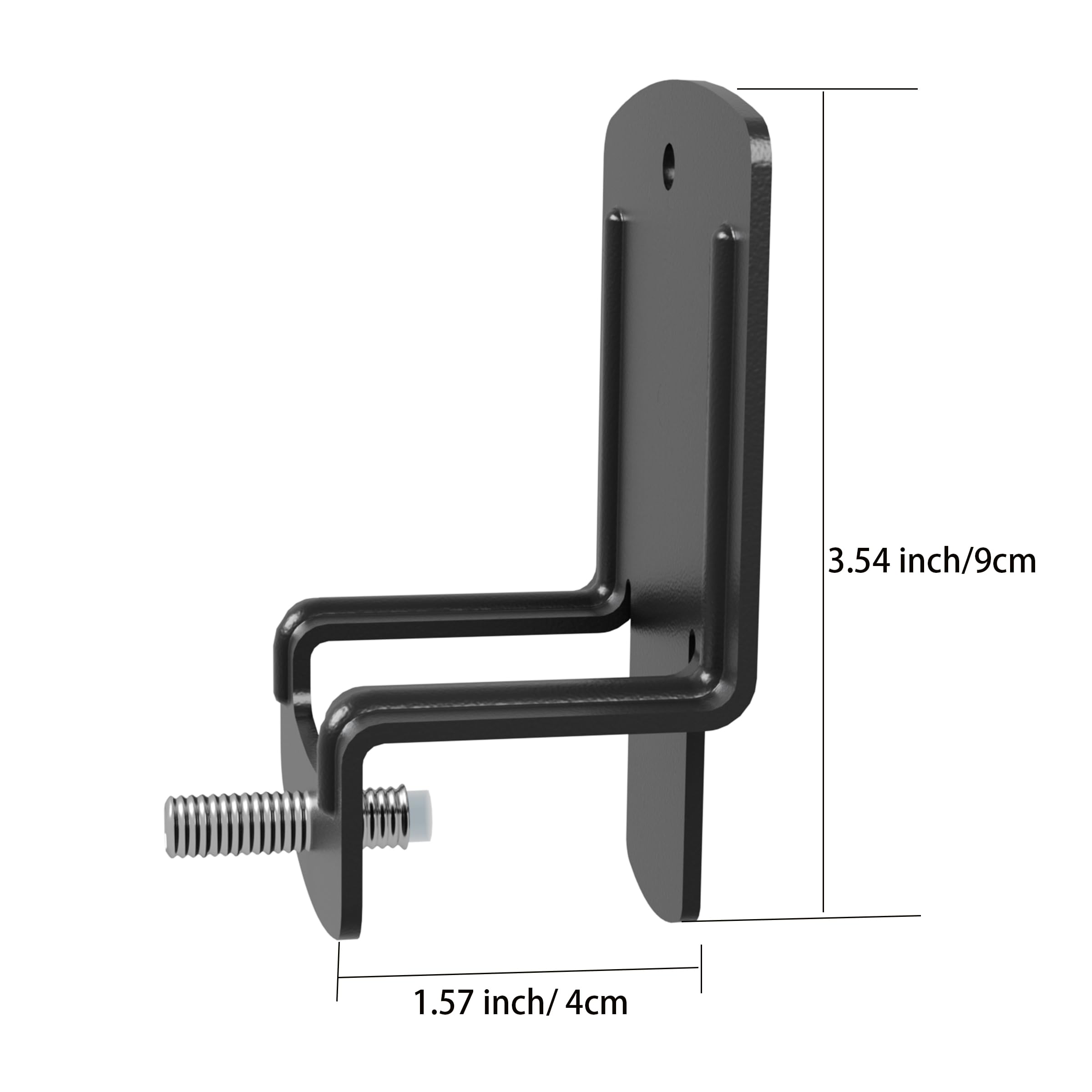 Metal Mattress Support Brackets, Set of 6, Black, Anti-Slip Design to Keep Mattress in Place - Image 4