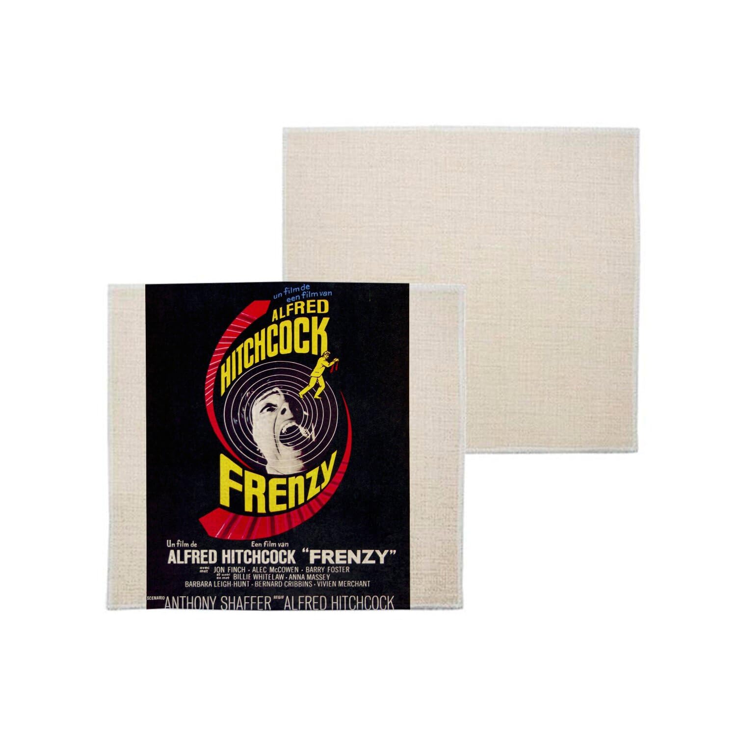 Frenzy Vintage Movie Poster Horror Vintage Poster 1 Piece (100 x 100 mm)