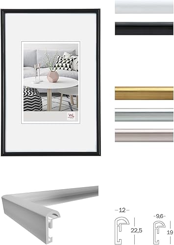 Miniatura 2 de Walther Design KW090H Galeria - Marco de fotos, 23.50 x 35.50 pulgadas, color blanco