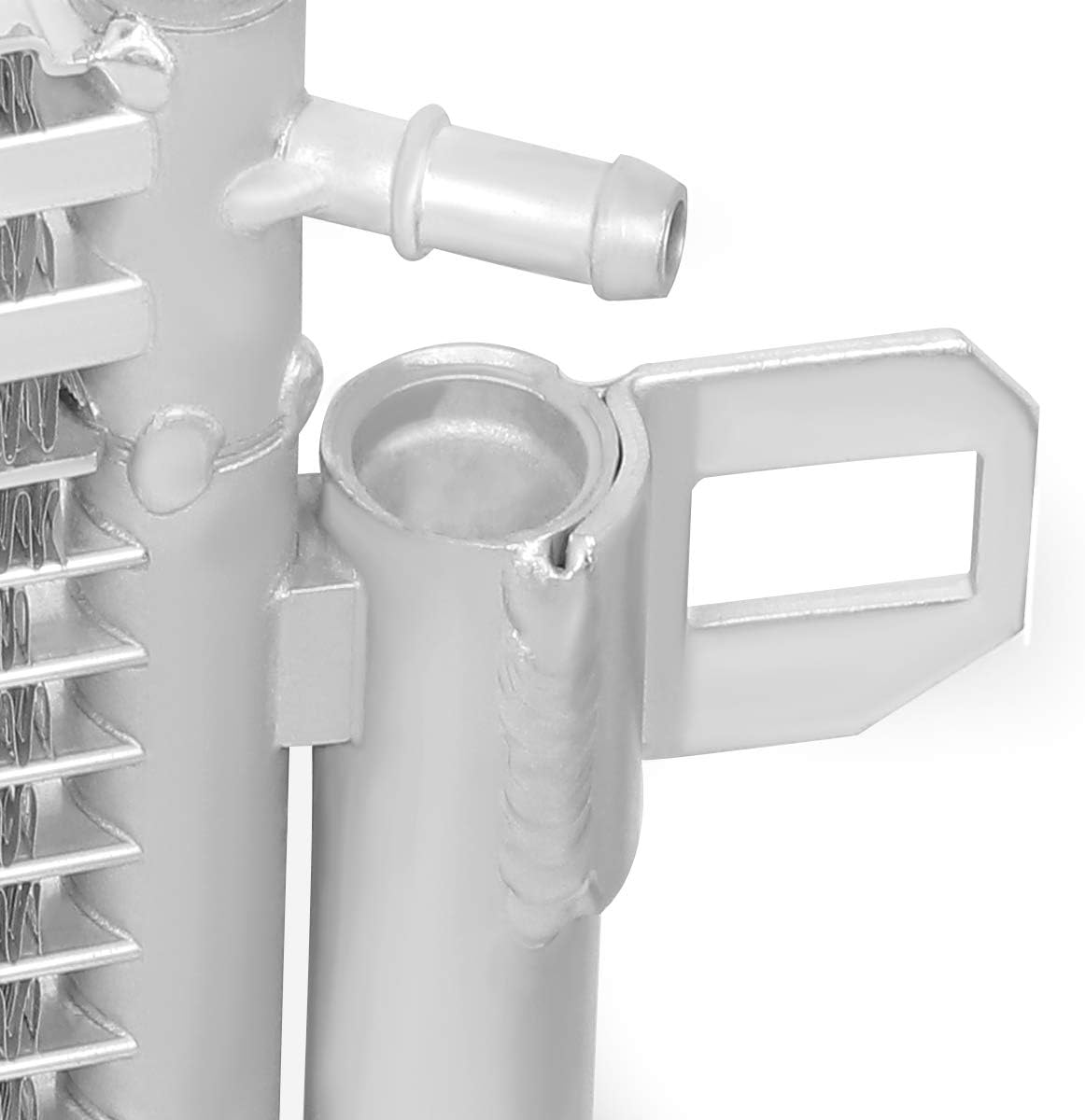 DNA Motoring OEM-CDS-3390 3390 Aluminum Air Conditioning A/C Condenser For FORD FUSION 2006-2012