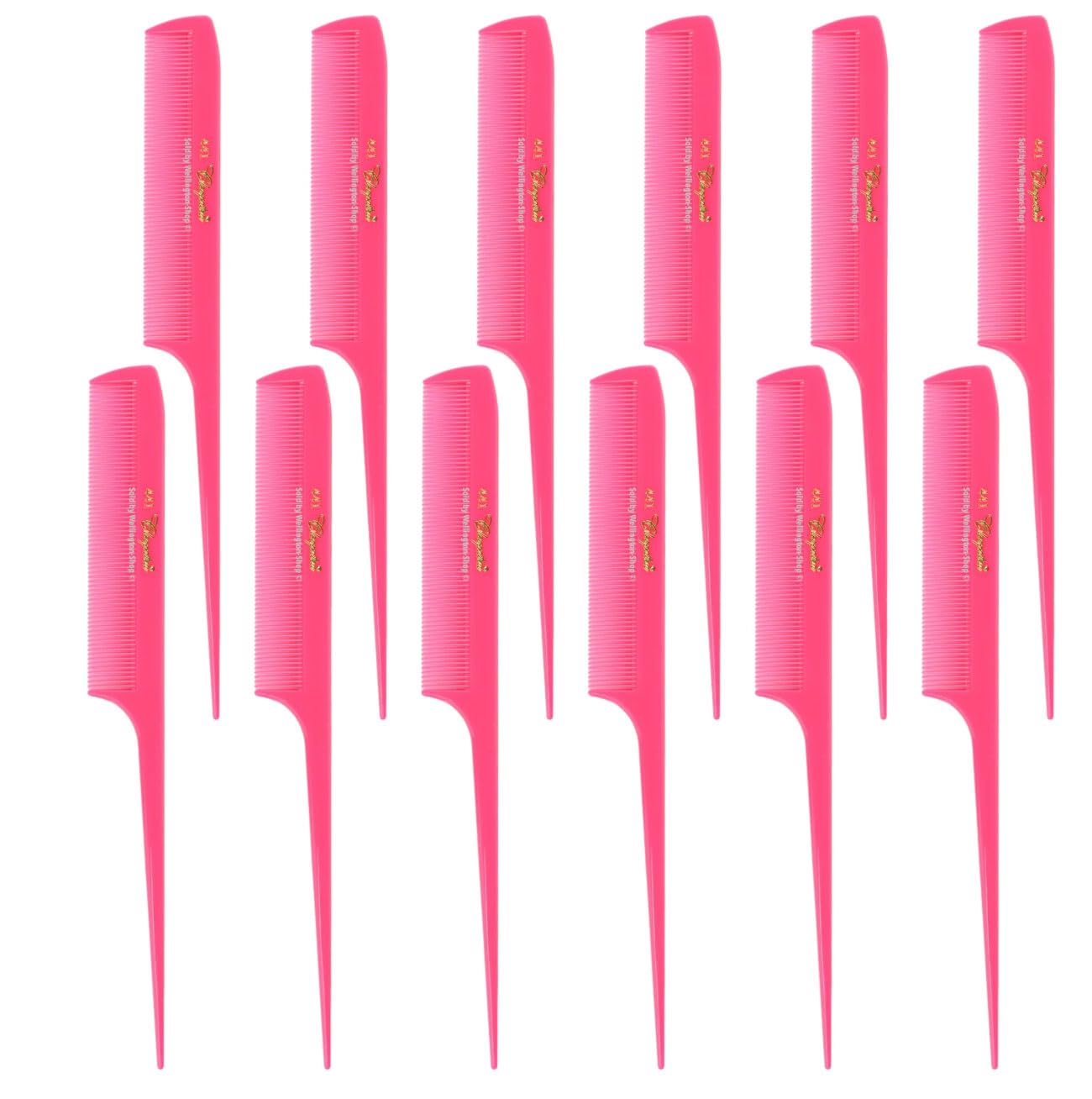 Peigne queue de rat rose Krest 441 pour tresses parfaites - 2