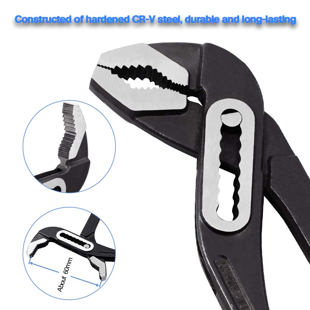Wasserpumpenzange 12 Zoll - Verstellbare Nut- Und Federzange Für Heimwerker