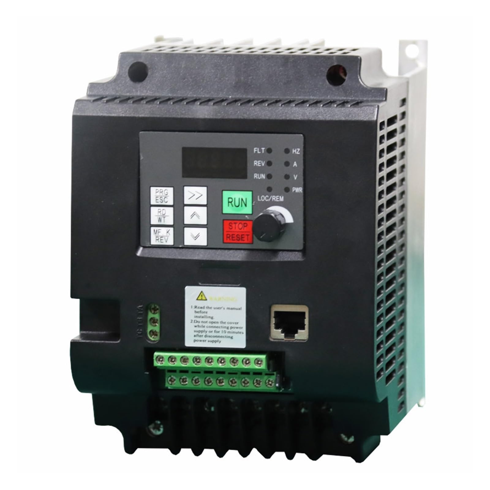 Inverter di frequenza (VFD), 5.5kw 7. 220 A 380V VFD Inverter di frequenza CA Ingresso monofase Uscita trifase Azionamenti Convertitore(TO 380V 11kw)