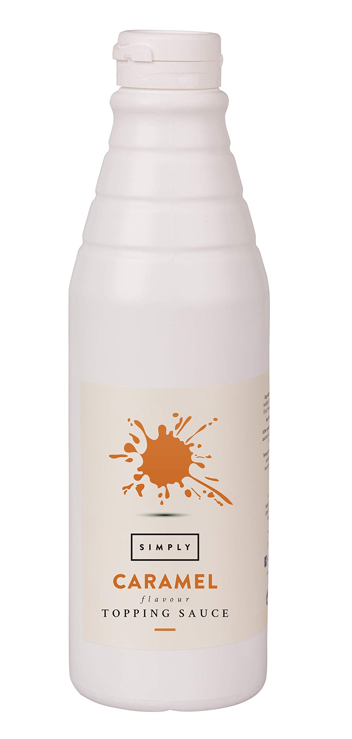 Simply Caramel Topping Sauce, Dairy Free Ready to Use Dessert Sauce for Ice Cream, Waffles, Pancakes, Coffee & Milkshakes (1 kg)