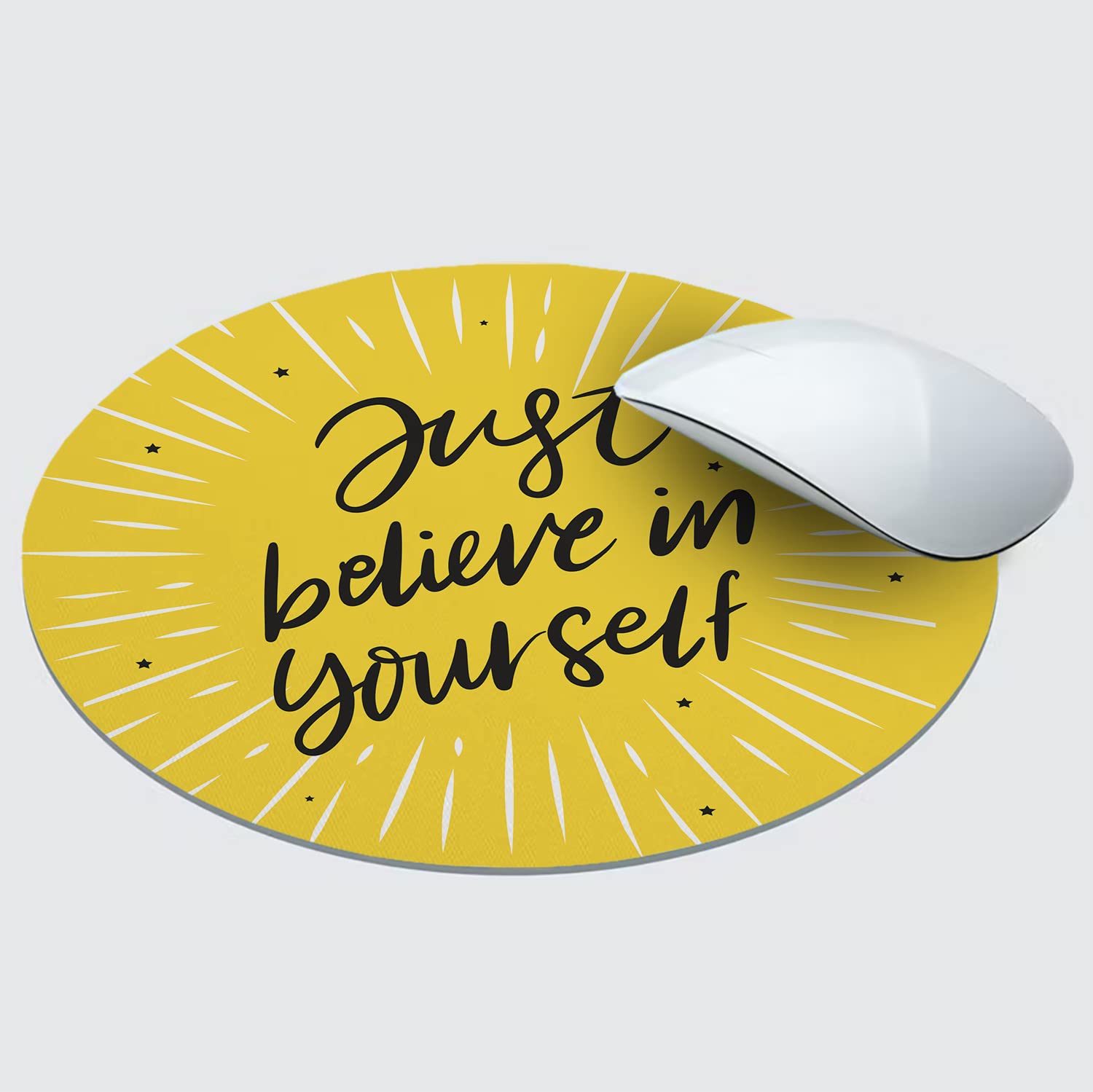 PAPER PLANE DESIGN Anti Skid Mouse Pad for Desktop and Laptop Computer (Round, Size- 20 cm) s18-image-45