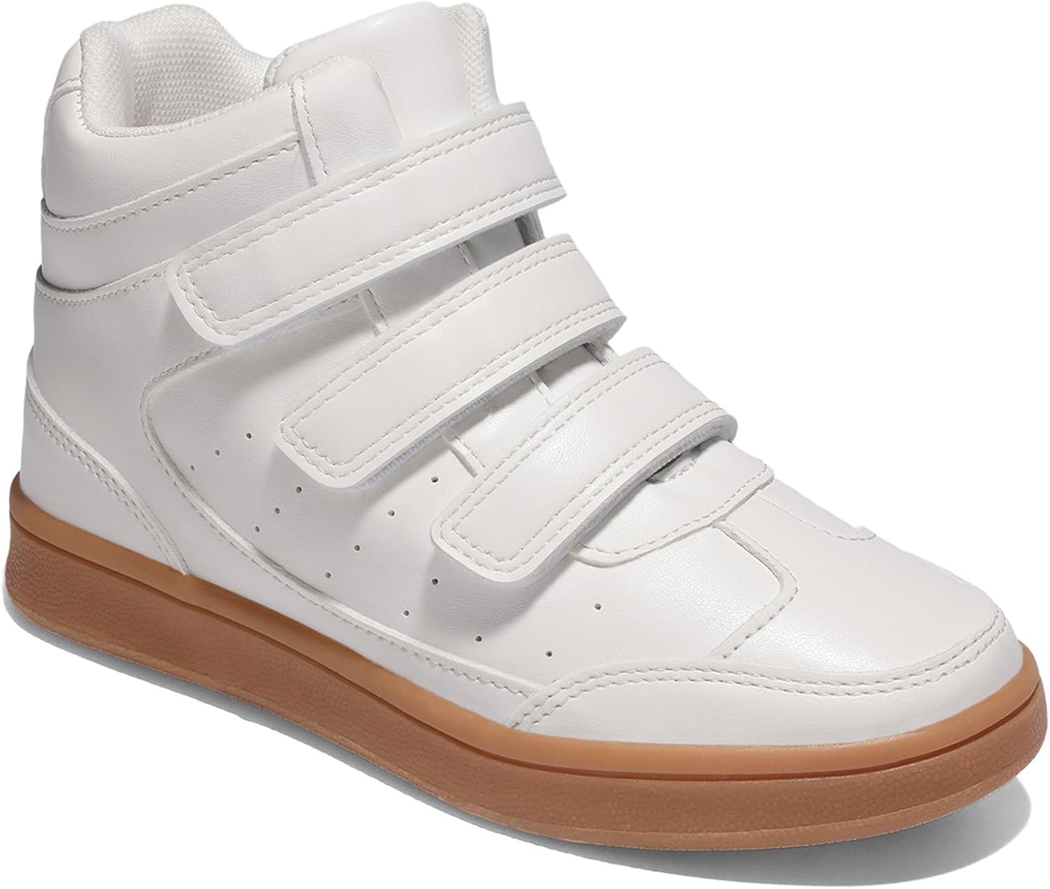 FabKids Girls Boys Light Up Shoes Fashion High Top Sneakers Cute Print Footwear for Toddler Little Kid Big Kid