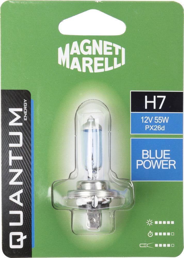 Magnets Marelli 070.00000000009512 H7 Single Car Bulb Blue Power 12V 55W Socket PX26d