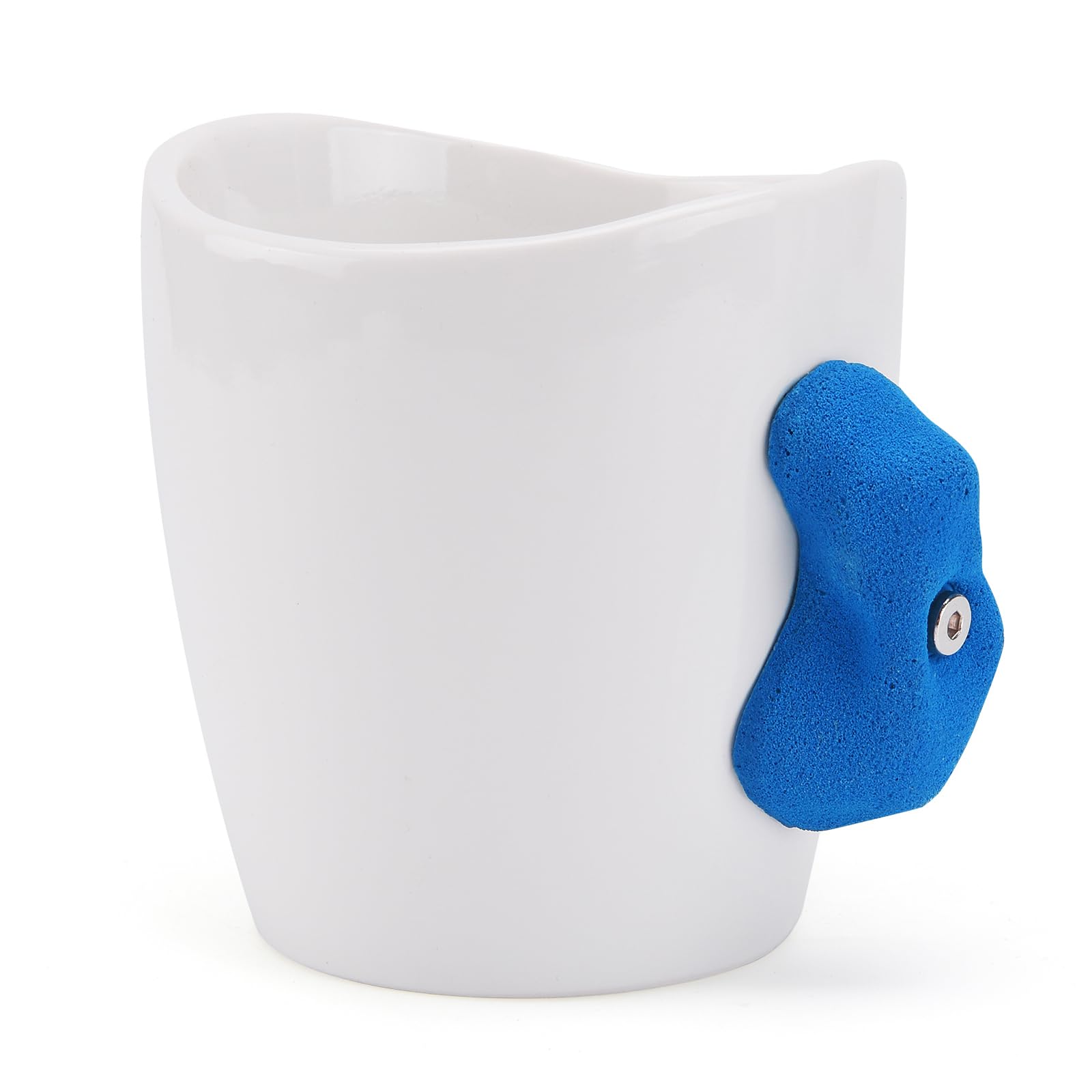 Rock Climbing Mug, 16 oz Ceramic Mug with Climbing Training Handles, Rock Climbing Gear Gifts for Rock Climbers, Rock Climbing Gifts for Men Women, Climbing Hold Mug Bouldering Coffee Cup