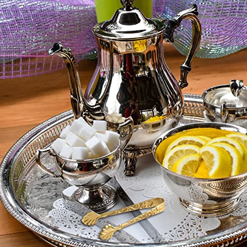 Mini Tongs For Appetizer Sugar Tongs Small Tongs For Ice Cube Rose Handle Tong For Serving Food Party Supplies For Tea Party #TOP2