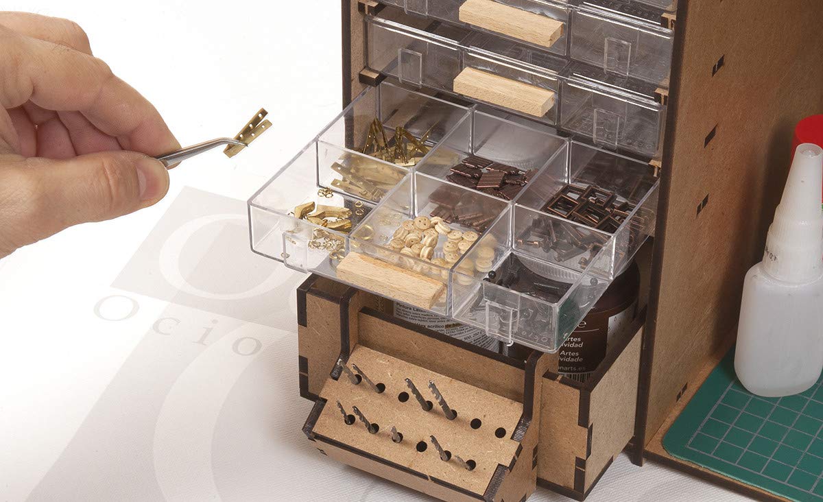 Taller mueble organizador + módulo cajonera