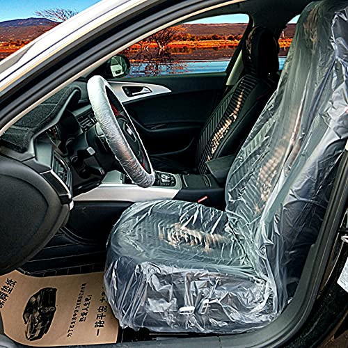 FAVOMOTO 500 peças capas descartáveis para volante de carro capa de volante de plástico capa de vola